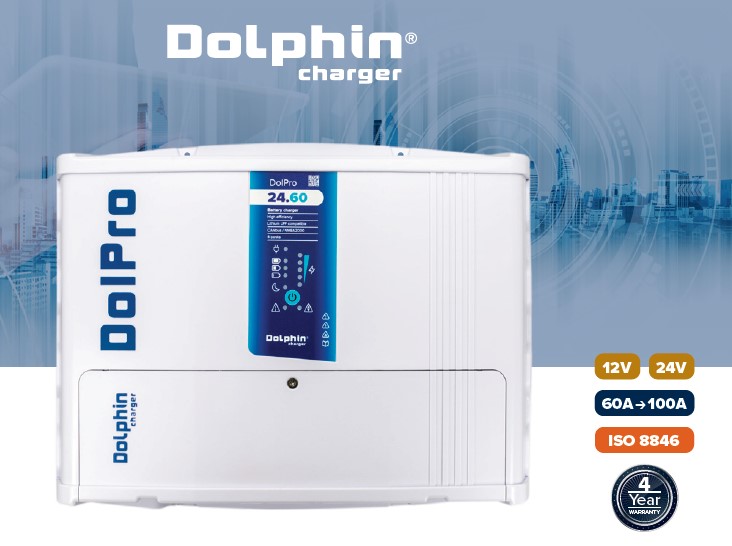 Dolphin Pro Evo3 battery charger 4 out 24V 40A 115/230V